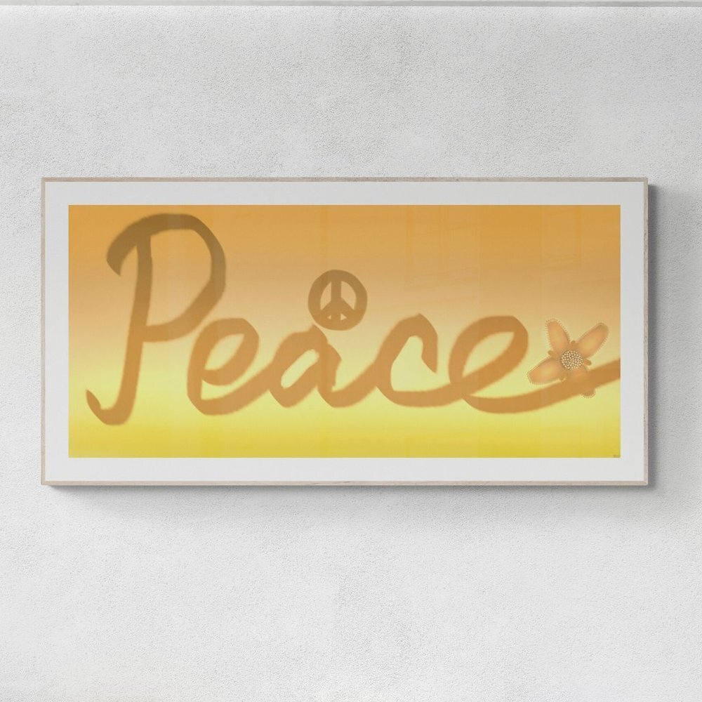 Peace | word art | Modern Wall Art Decor | Minimalist Digital Print